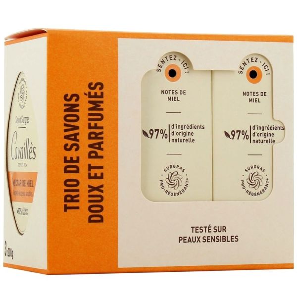 Savon Surgras Nectar de Miel - 3 x 200 g