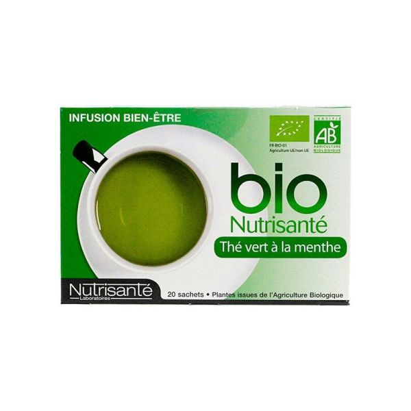 Thé Vert à la Menthe,  20 sachets