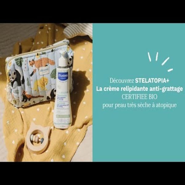 Peau à tendance atopique Stelatopia + Crème relipidante anti-grattage certifiée BIO - 150ml