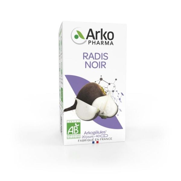 Arkogélules Radis Noir - 40 gélules