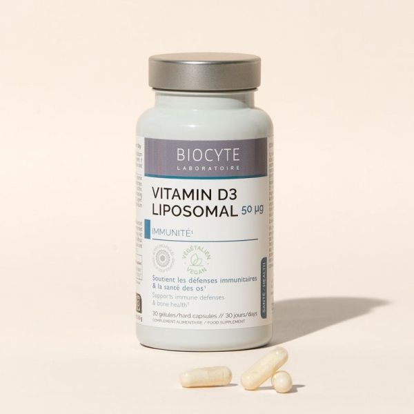 Vitamin D3 Liposomale - Pilulier de 30 gélules