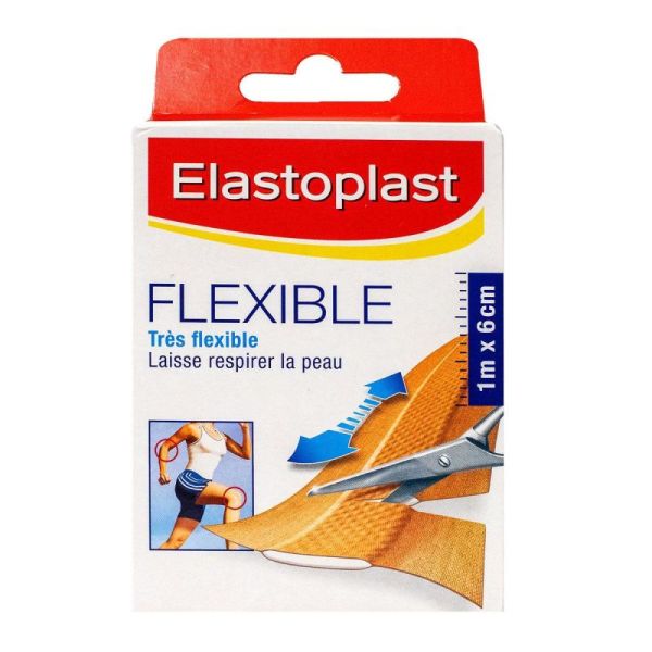 Elastoplast Pansement Flexible - 1 bande 1 m x 6 cm