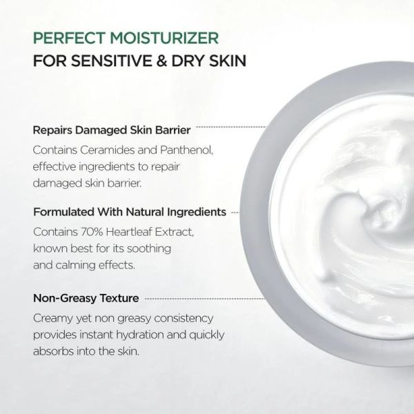 Heartleaf 70 % Intense Calming Cream - 50ml