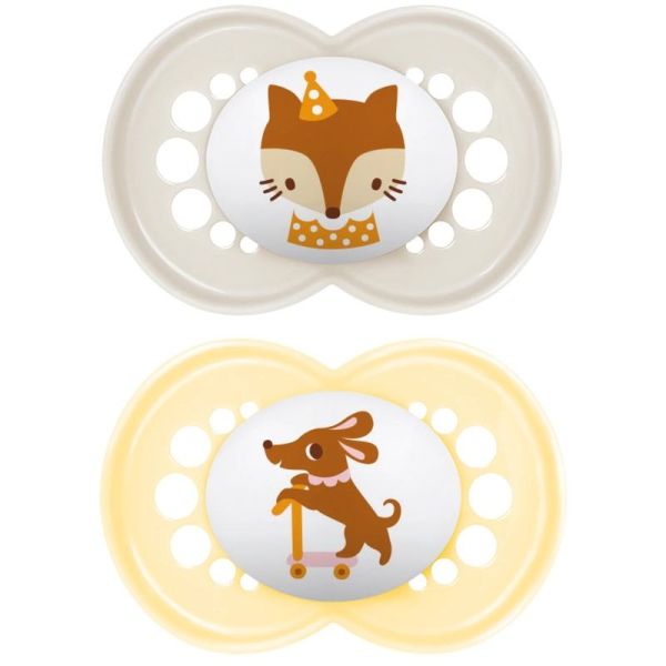 2 Sucettes Original Animaux - 18 mois et +