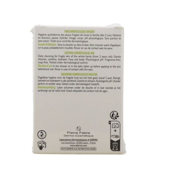 Pain Dermatologique Apaisant - 100 g