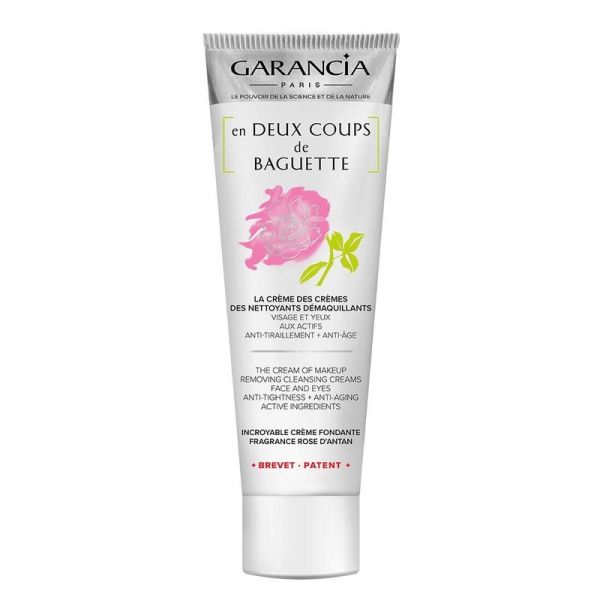 [ en DEUX COUPS de BAGUETTE ] Crème Démaquillante, Anti-Âge et Anti-Tiraillement - Visage & Yeux - 120 gr