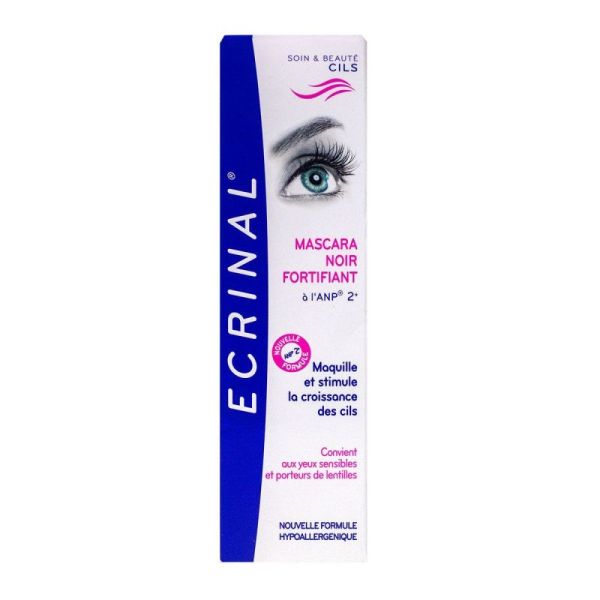 ASEPTA ECRINAL Mascara Noir Fortifiant a L’A.N.P® 2+ - 7 ml