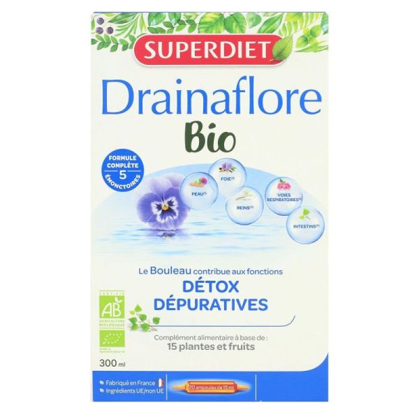 Drainaflore Bio - 30 ampoules