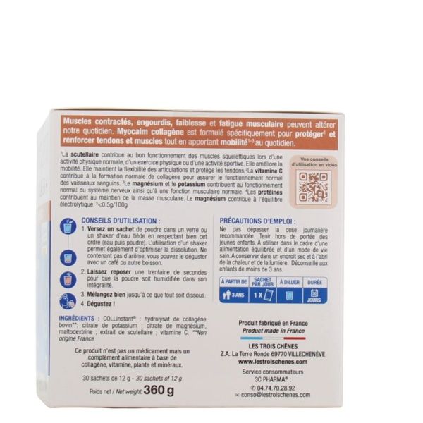Myocalm Collagène+ Renforcement Musculaire - 360 g