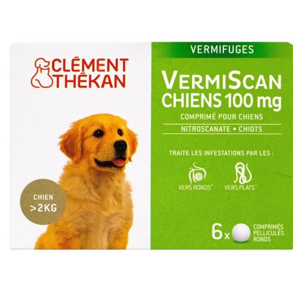 Clément Thékan VERMISCAN Chiots 100 mg - 4 comprimés