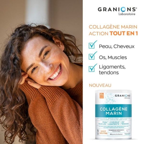 Collagène Marin type 1 - Goût Neutre - 10g