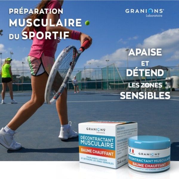 Décontractant musculaire Baume chauffant