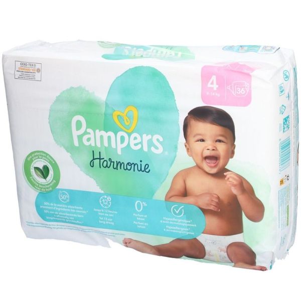 Harmonie couche Taille 4 - 36 pièces
