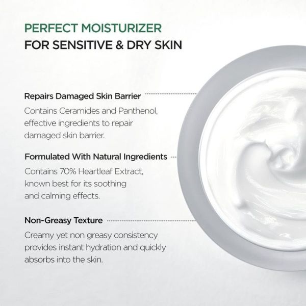 Heartleaf 70 % Intense Calming Cream - 50ml