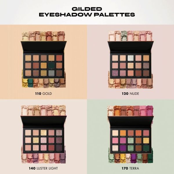 Eye Shadow Palettes Gilded Eyeshadow Palettes - 140 Luster Light
