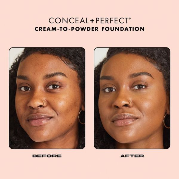 Fond de teint Conceal + Perfect Smooth Finish Cream To Powder