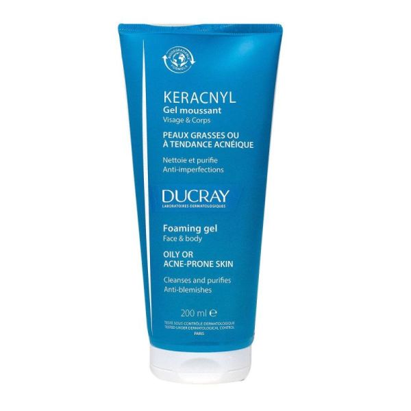 Ducray Keracnyl Gel moussant - 200ml