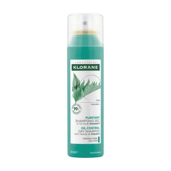 PURIFIANT Shampoing sec à l'Ortie et Vitamine E - 150 ml