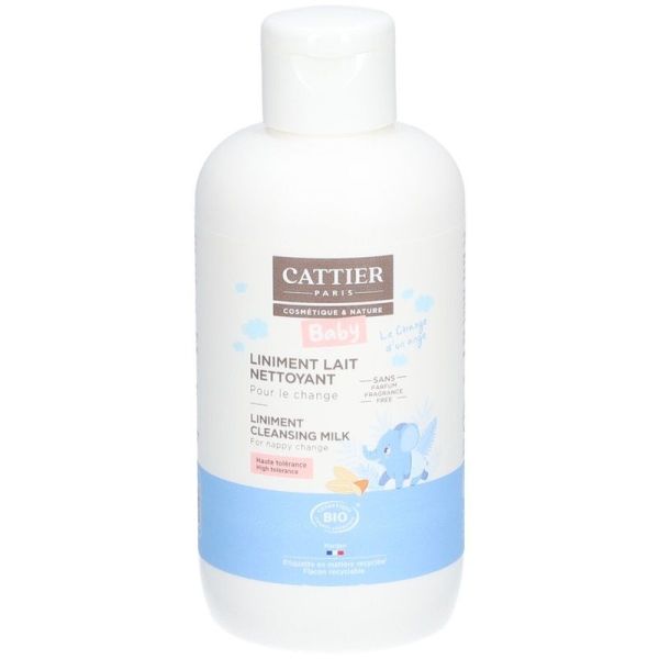 -Liniment lait nettoyant change bébé - Petit format - 200 ml