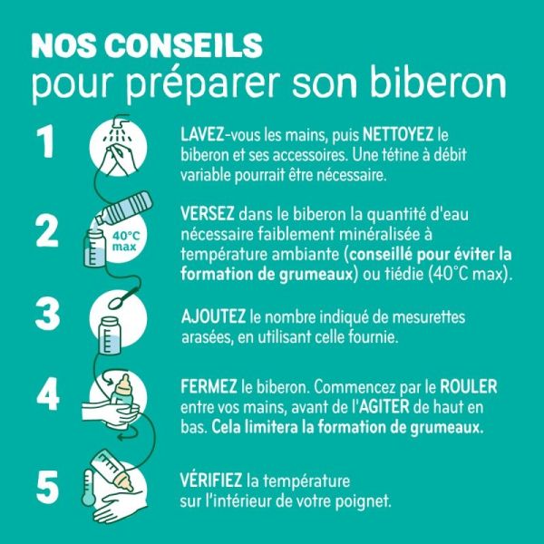 Optigest 1 Formule Épaissie de 0 à 6 Mois Bio - 800 g