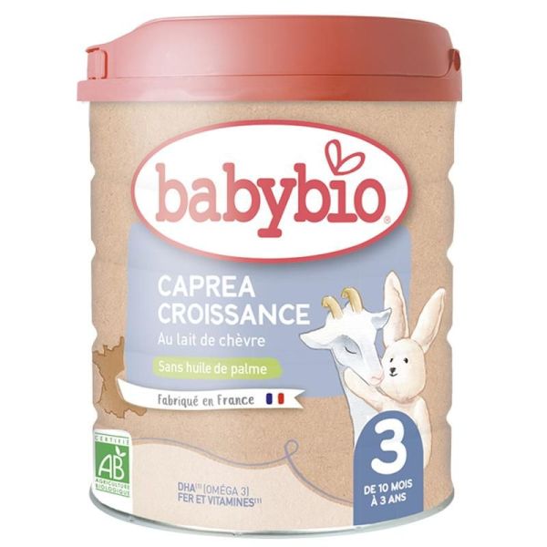 Babybio - Laits Infantiles Caprea 3 Croissance - Au lait de chèvre - 800g