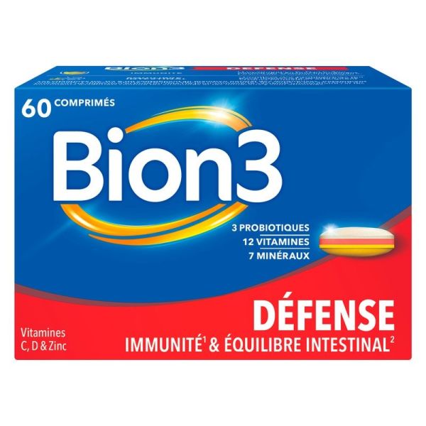 Vitamines pour le système immunitaire Bion3 Défense - 60 CRP