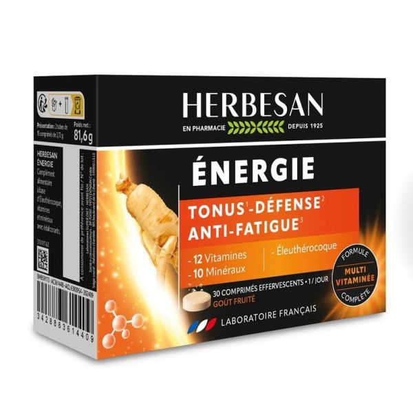 Énergie - 30 comprimés effervescents
