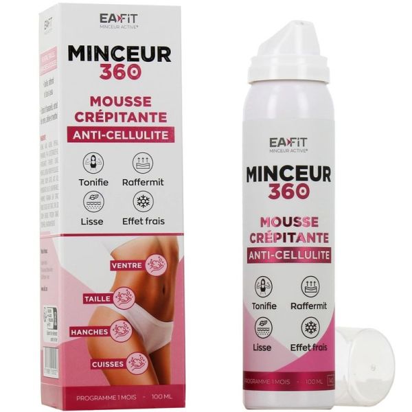 Mousse Crépitante Anti-Cellulite Minceur 360 - 100 ml