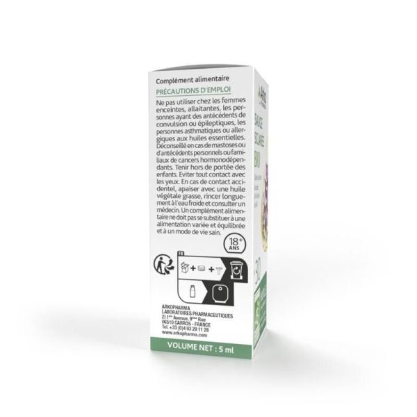 Olfae® Huile essentielle de Sauge Sclarée BIO