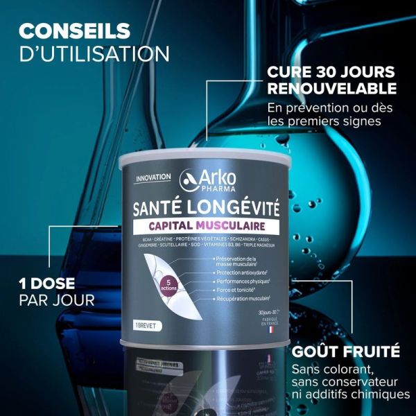 Santé Longévité Capital Musculaire - 285 g
