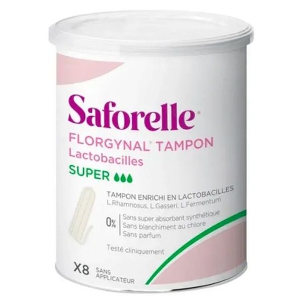 Florgynal Tampon Probiotique Super - 8 unités