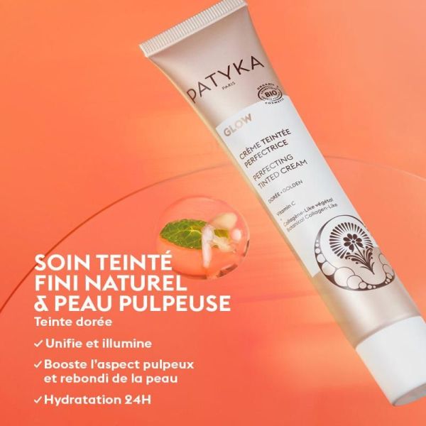 GLOW Crème Teintée Perfectrice (Dorée) - 40ml