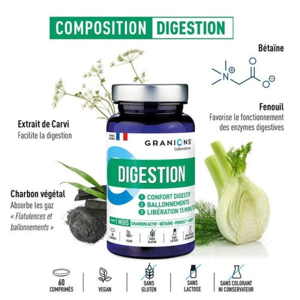 Digestion - 60 comprimés