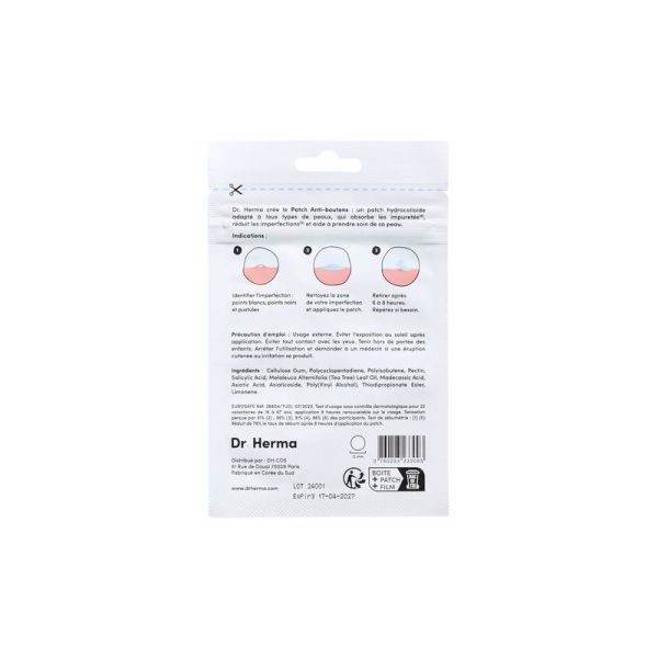 Patch anti-boutons Original format petit - 6 patchs