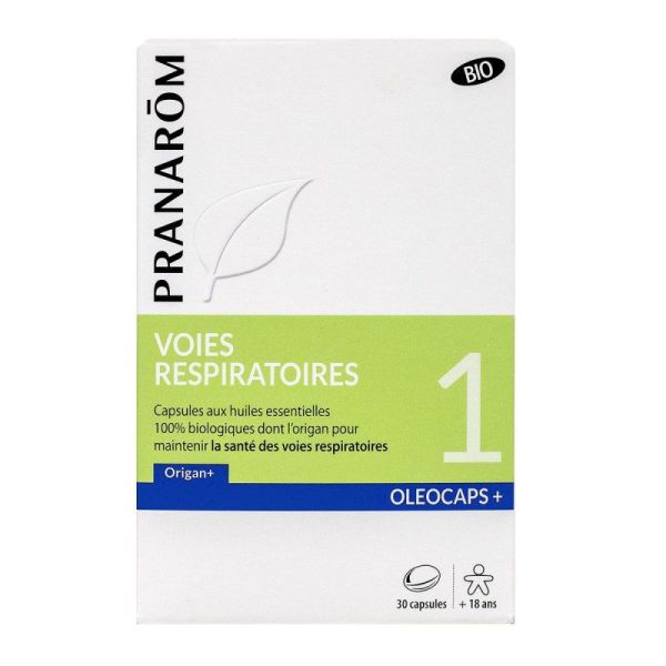 Pranarom Oléocaps 1 Voies Respiratoires BIO 