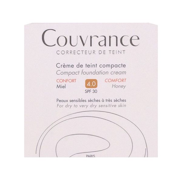 COUVRANCE Crème De Teint Compact  Confort SPF30 Miel 04 - 10g