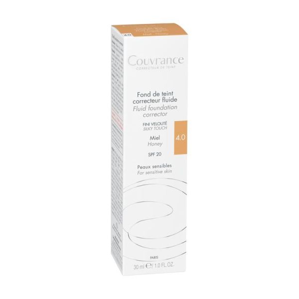 Fond de teint correcteur fluide Miel