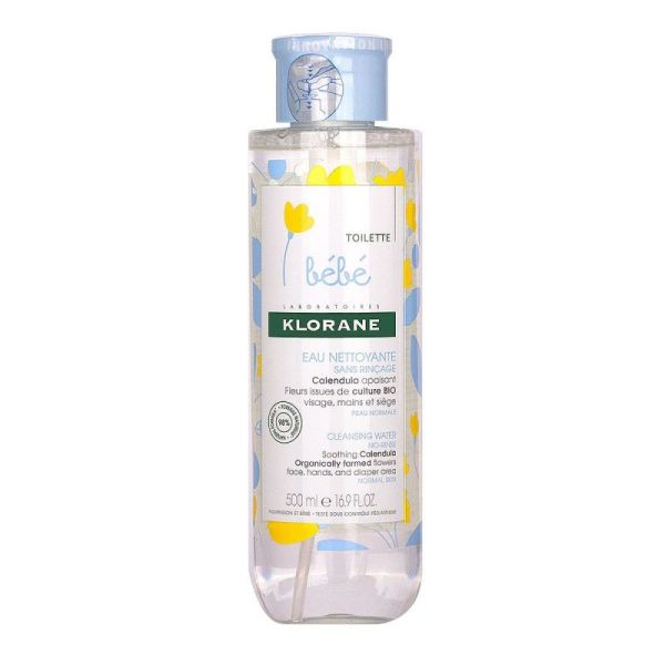 Klorane Bébé Eau Nettoyante sans Rinçage - 500ml