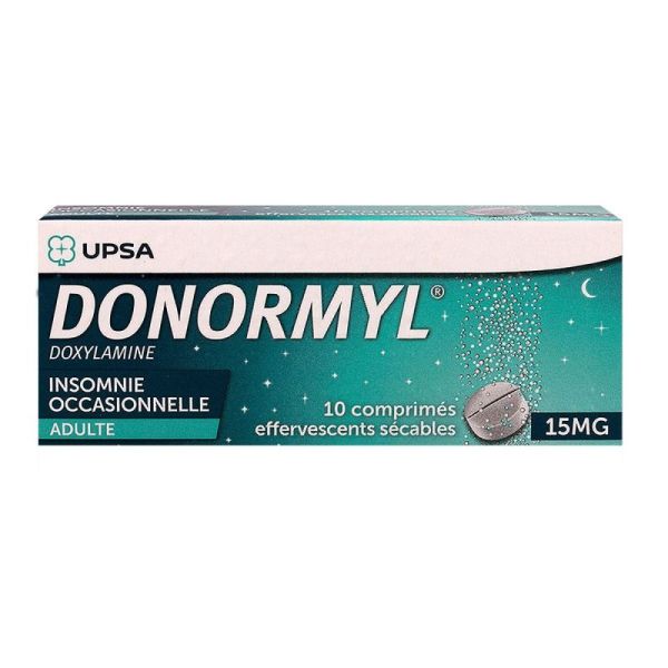 DONORMYL 15 mg - 10 comprimés effervescents sécables