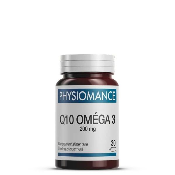Physiomance Q10 Oméga 3 200 mg - 30 capsules