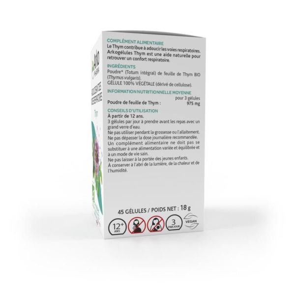 Arkogélules BIO Thym
