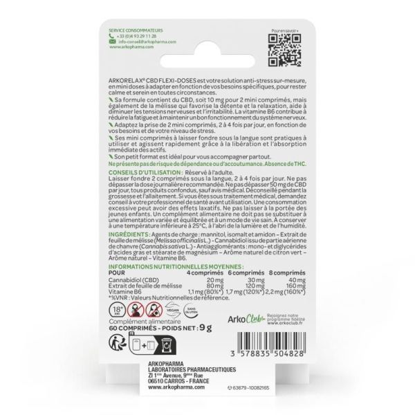 Arkorelax® CBD Flexi-Doses