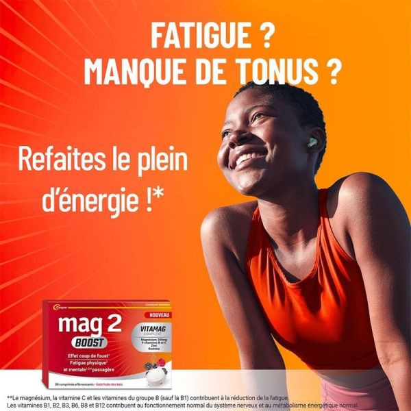 Mag 2 Boost comprimés - 20 comprimés