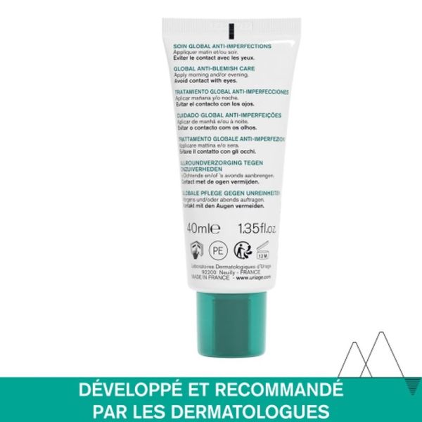 Imperfections, boutons, brillance - 3-Regul+ soin global anti-imperfections - 40 mL