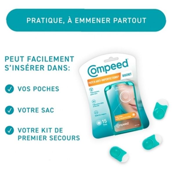 Patch Discret Anti-Imperfections - 15 patchs