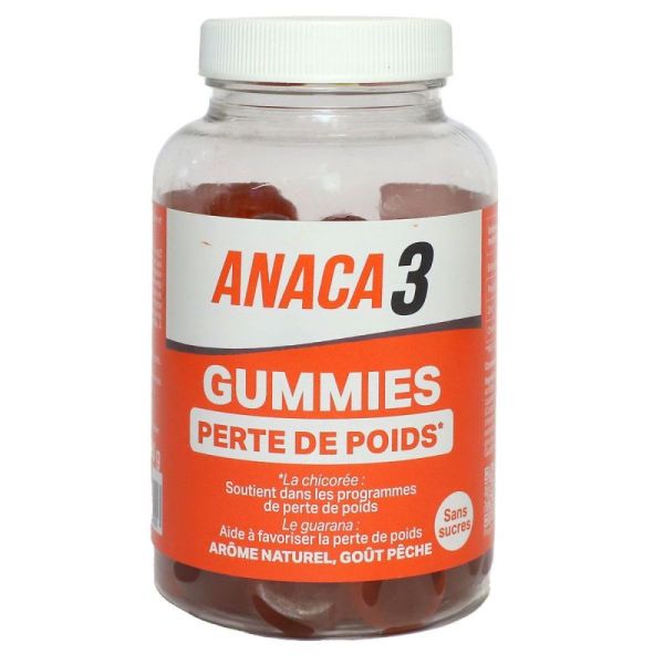 Anaca3 Gummies Perte de Poids - 60 Gummies