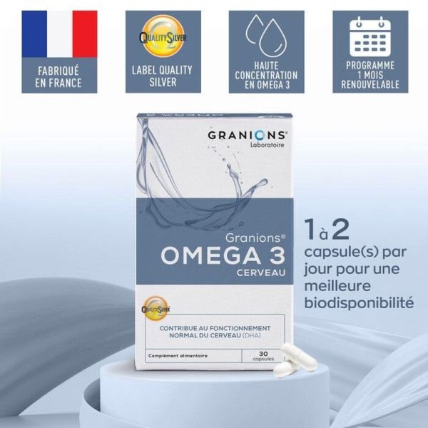 Omega 3 Cerveau - 2 capsules