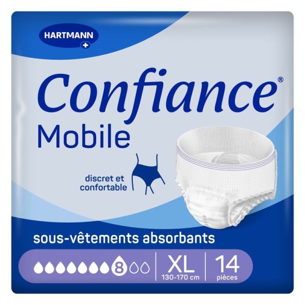 Slip 8g absorbant jetable Mobile - TXL - 14 unités