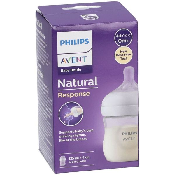Natural Response Biberon Plastique - 125 ml