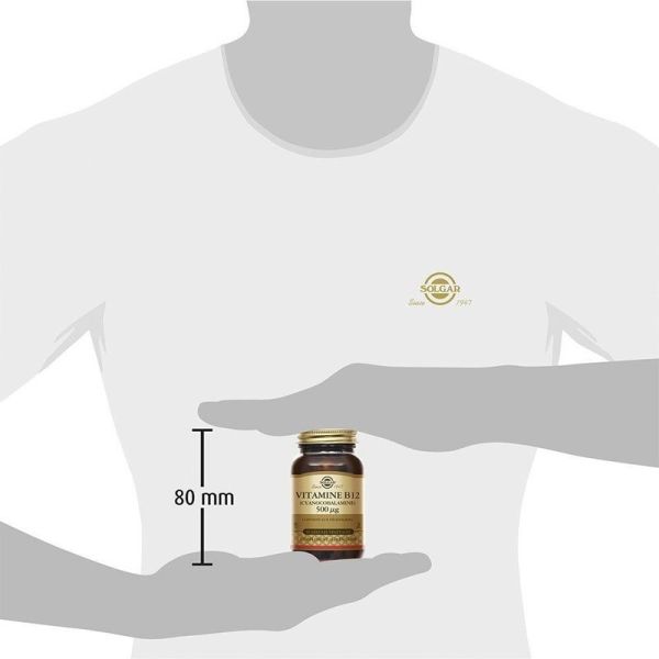 Vitamine B12 500 mcg gélules - 50 gélules